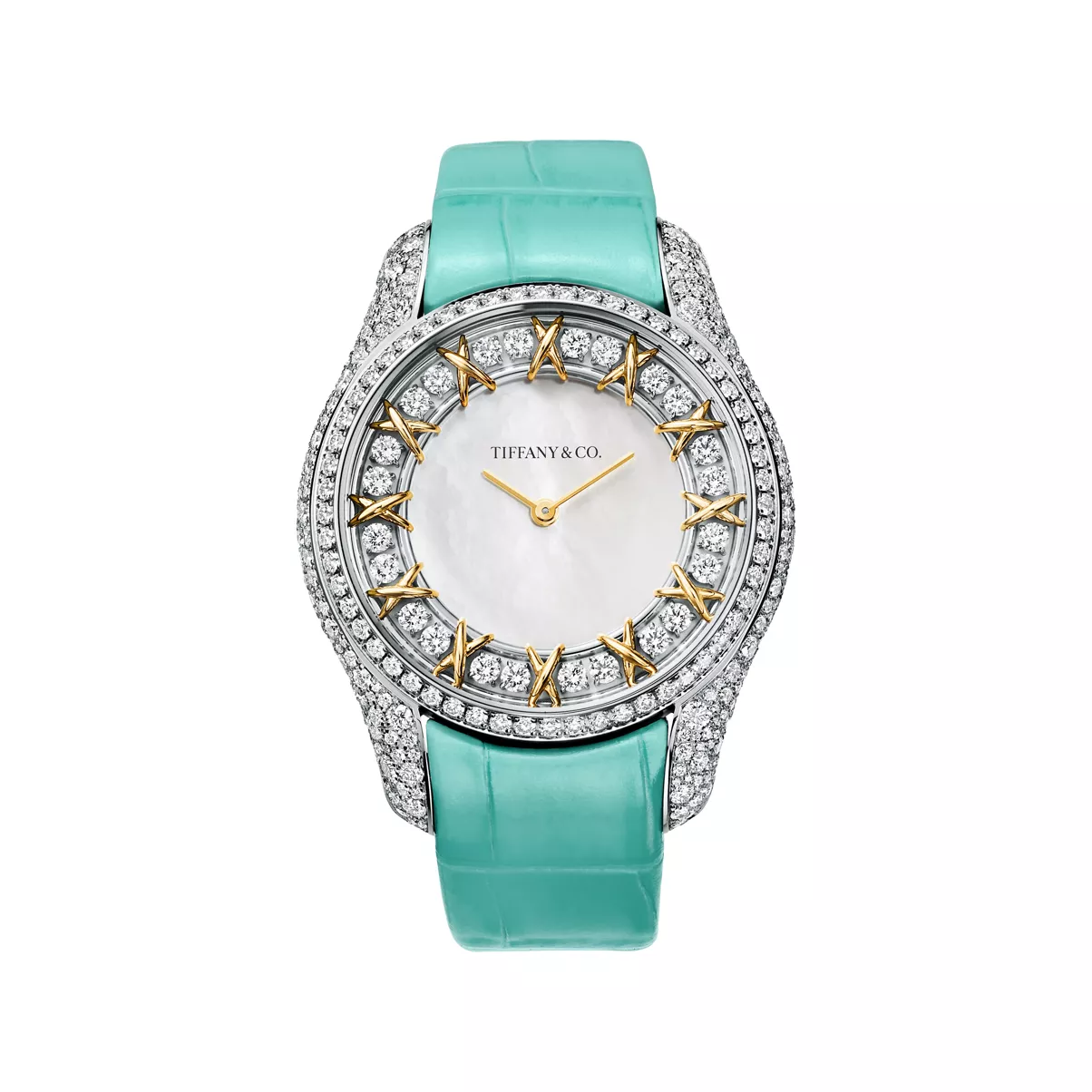 Watch in Gold with Diamonds