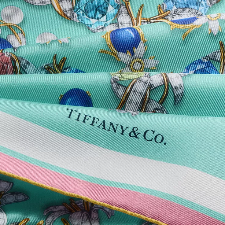 Tiffany Scarves:Jasmine Schal aus Seide in Tiffany Blue&reg;, 2