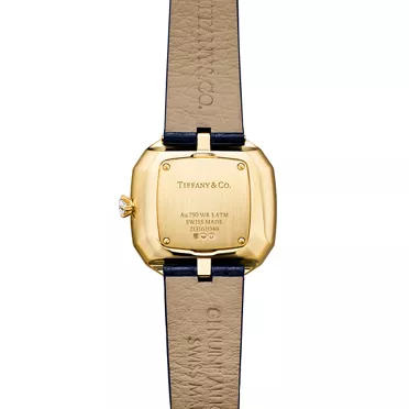 Tiffany Eternity:28 mm Cushion Shaped Watch in Yellow Gold with Diamonds, 3
