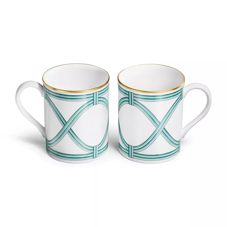 Tiffany Blue Link:Mugs Set of Two, in Bone China, 1