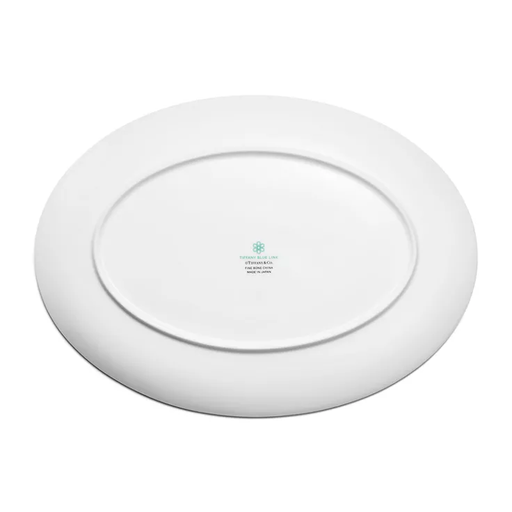 Tiffany Blue Link:Large Serving Platter in Bone China, 1