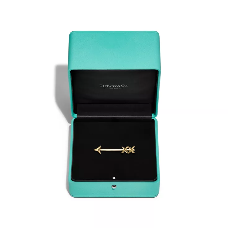 Paloma's Graffiti:Arrow Brooch in Yellow Gold, 4