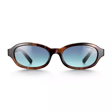 Tiffany T:Sunglasses in Spotted Havana Acetate with Gradient Lenses, 2