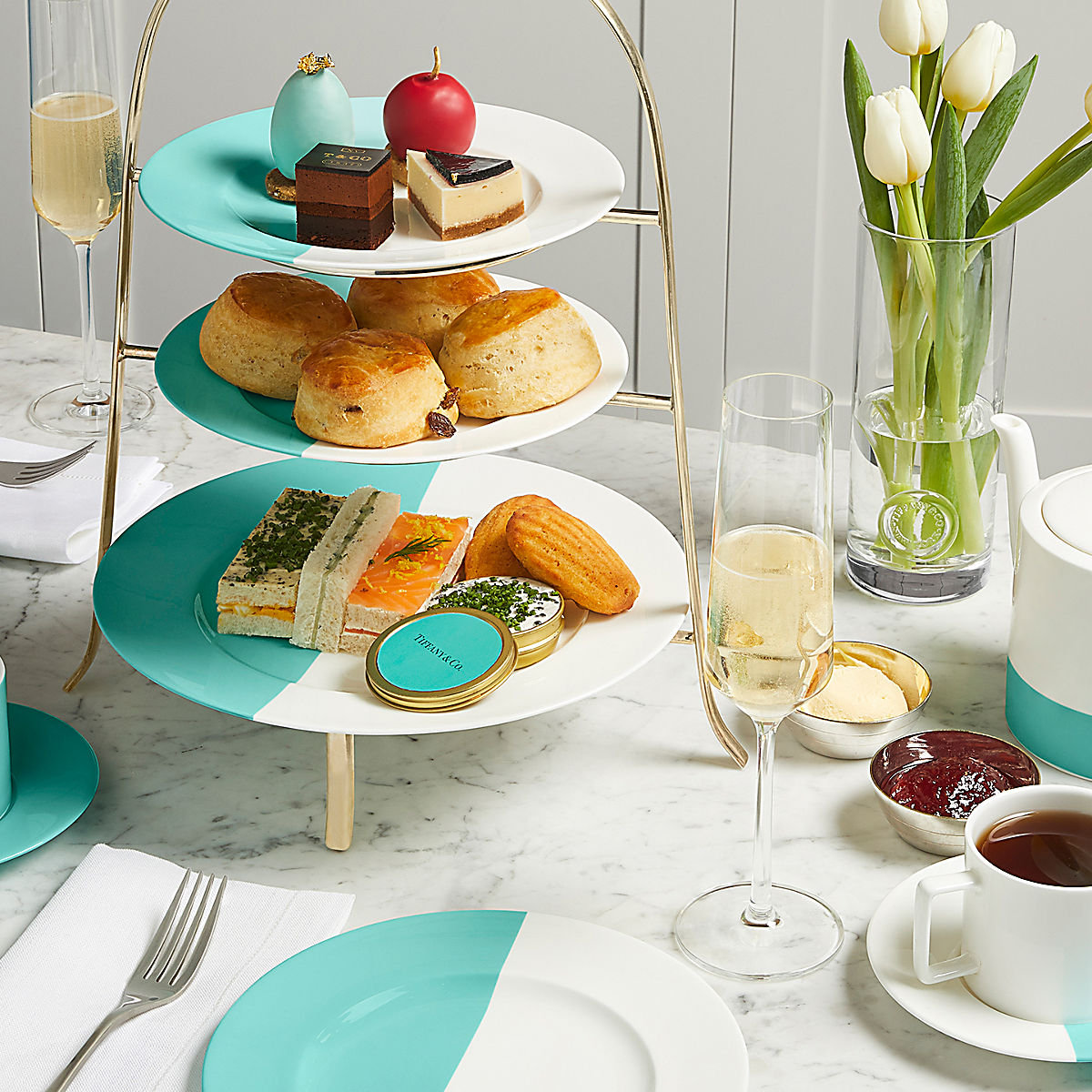 The Blue Box Café at Harrods in London