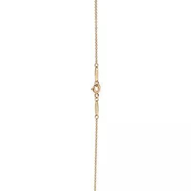 Elsa Peretti&reg;:Color by the Yard Pendant in Yellow Gold with a Ruby, 7