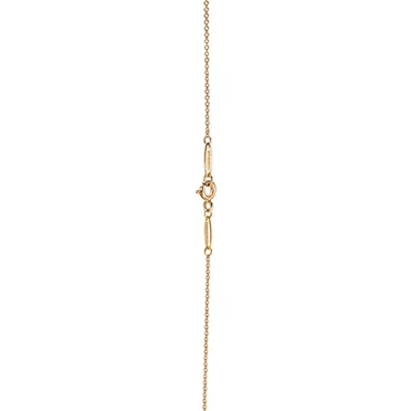Elsa Peretti&reg;:Color by the Yard Pendant in Yellow Gold with an Emerald, 3