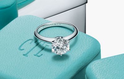 tiffany bezel engagement ring