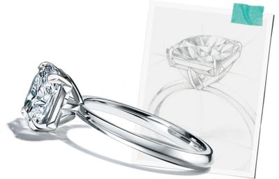 tiffany bezel engagement ring