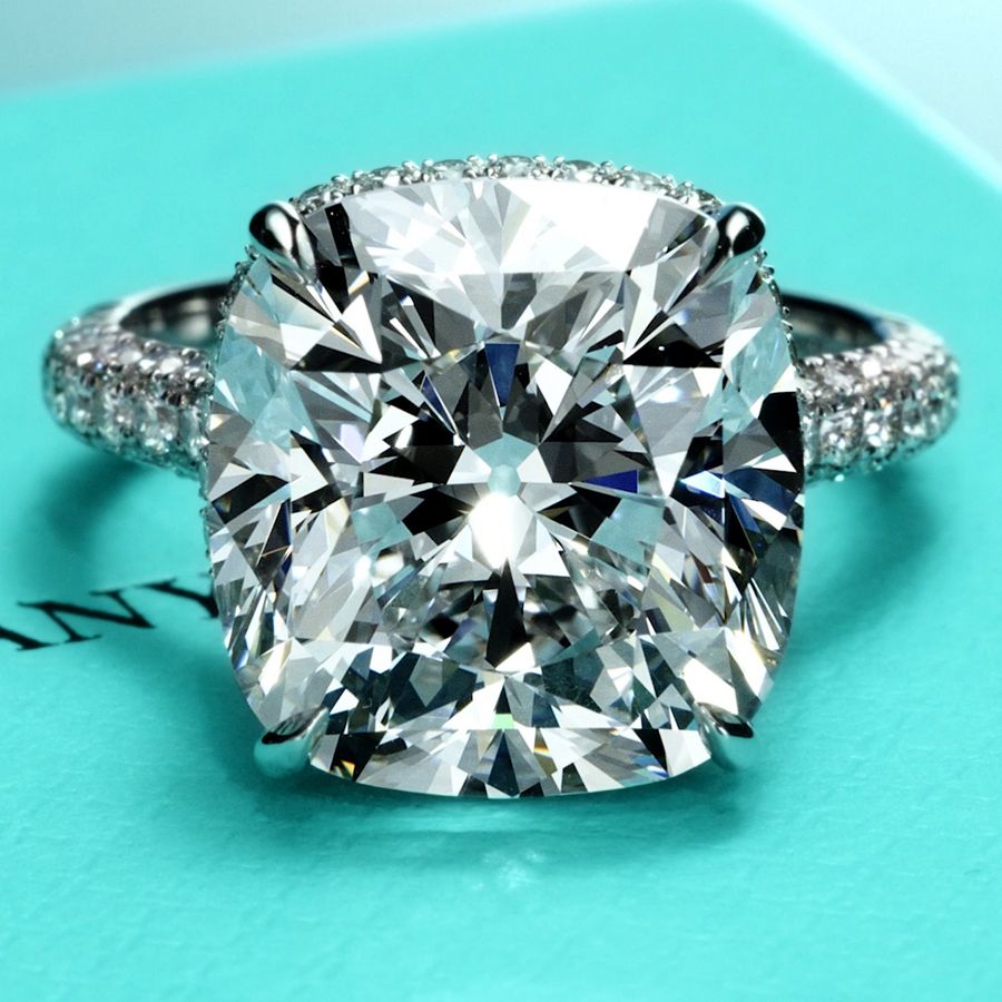 Tiffany white gold diamond on sale ring