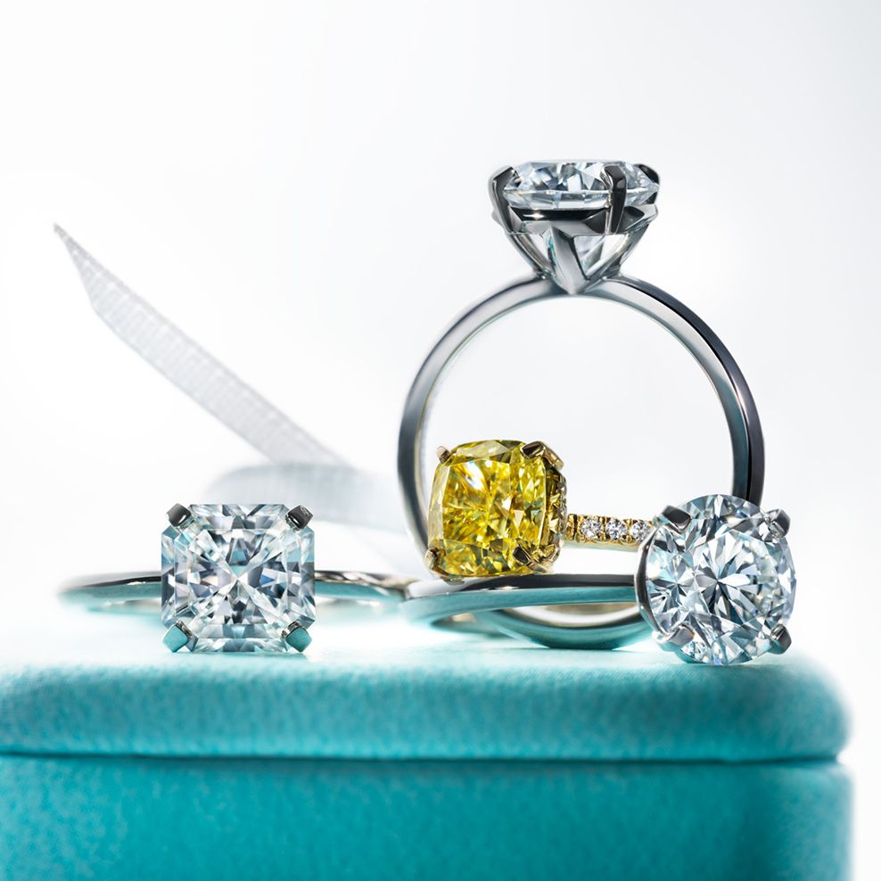 Tiffany cut sale diamond ring