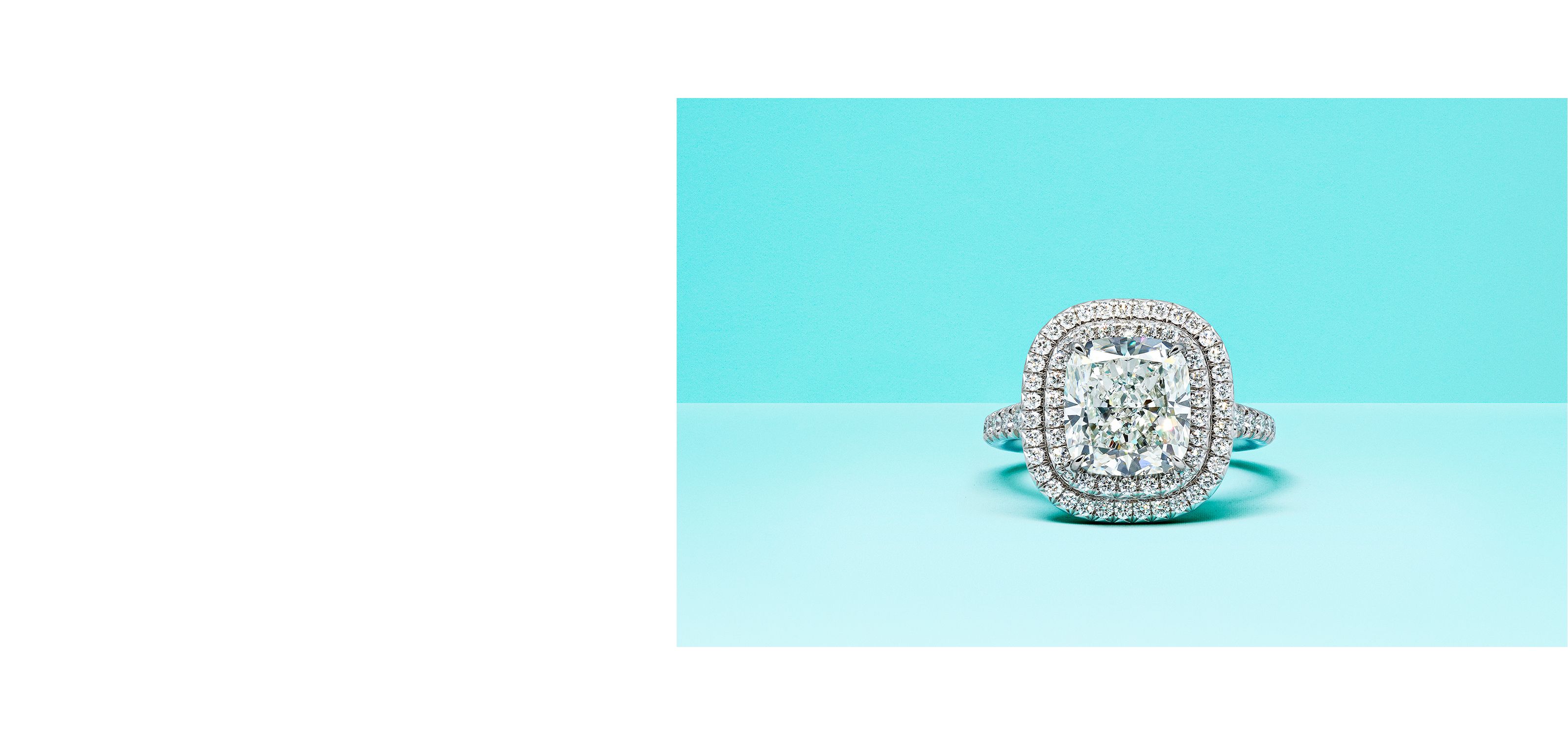 Tiffany soleste hot sale oval halo