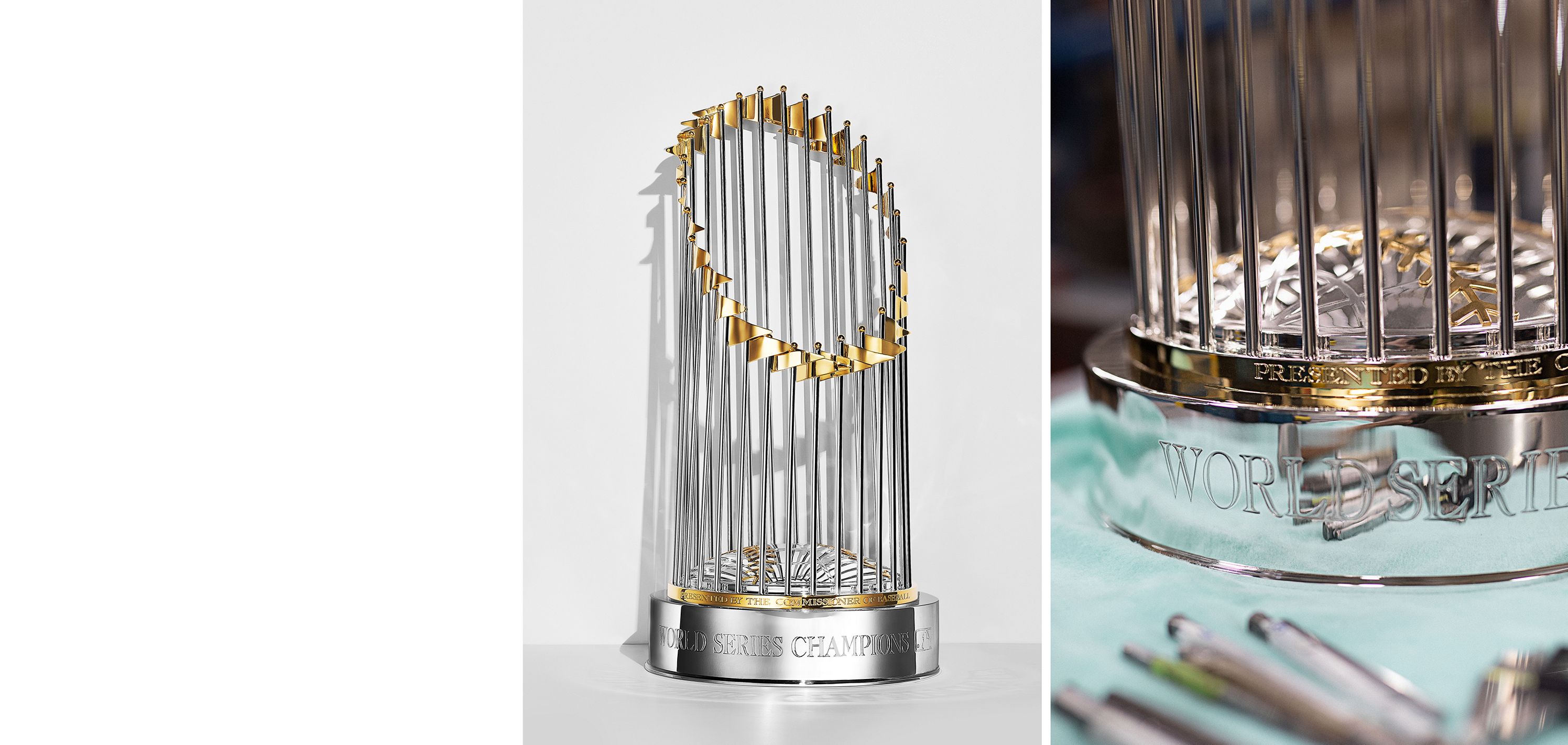 Major League Baseball® American League Championship Series (NLCS) MVP  Trophy. Designed and handcrafted by Tiffany & Co. - Tiffany