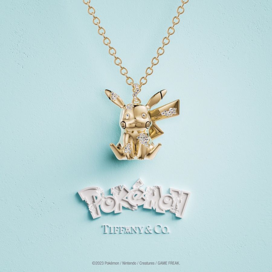 Pikachu & Eevee I Love You Gold Metal Card
