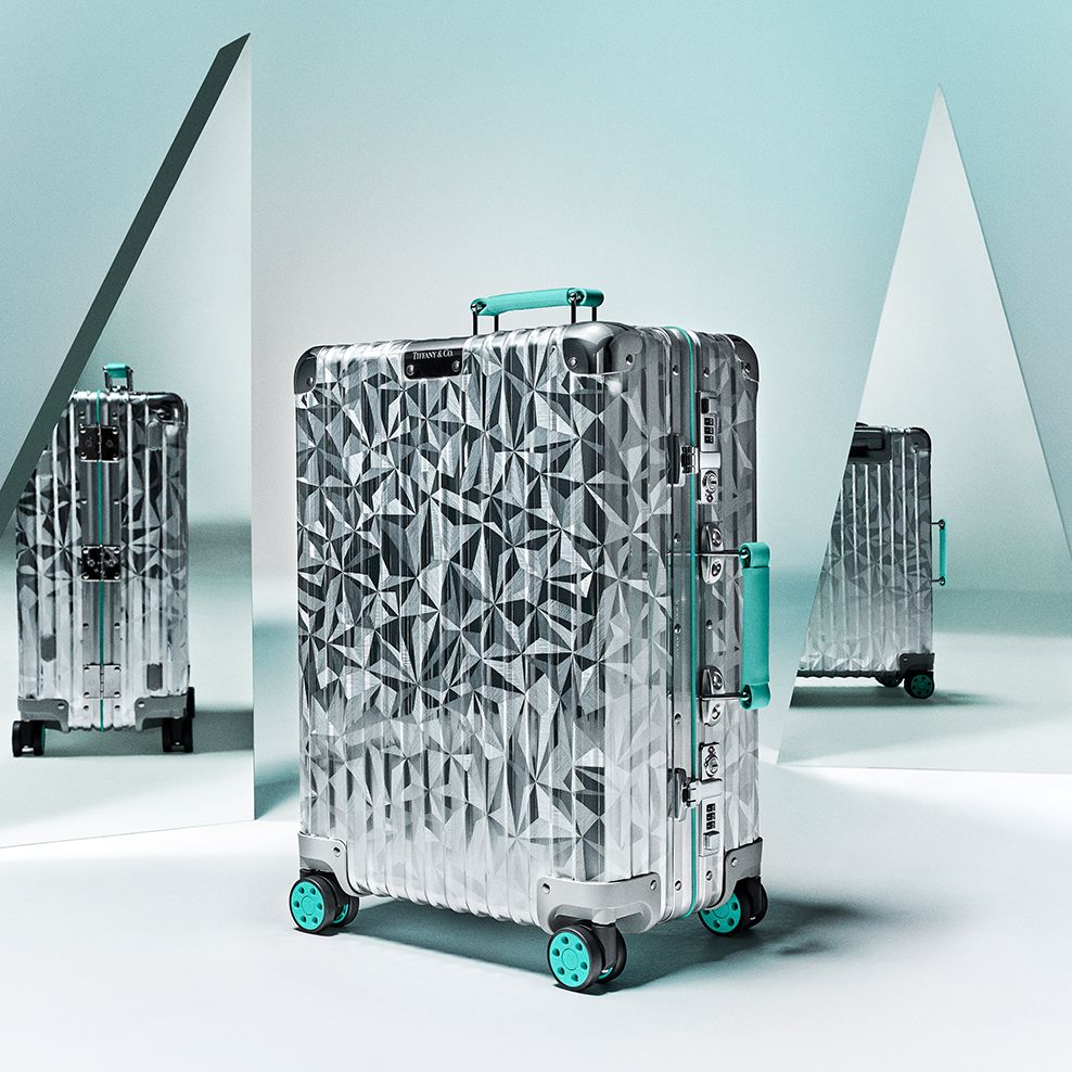 Tiffany 2025 blue luggage