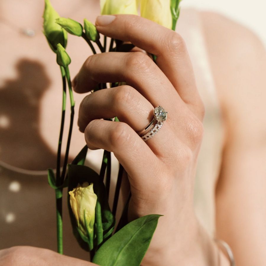 Conjunto alianza de boda de plata, alianzas de boda de plata, anillos de  pareja, anillos para parejas, alianza de boda para él y para ella, anillos  de boda mujer -  España