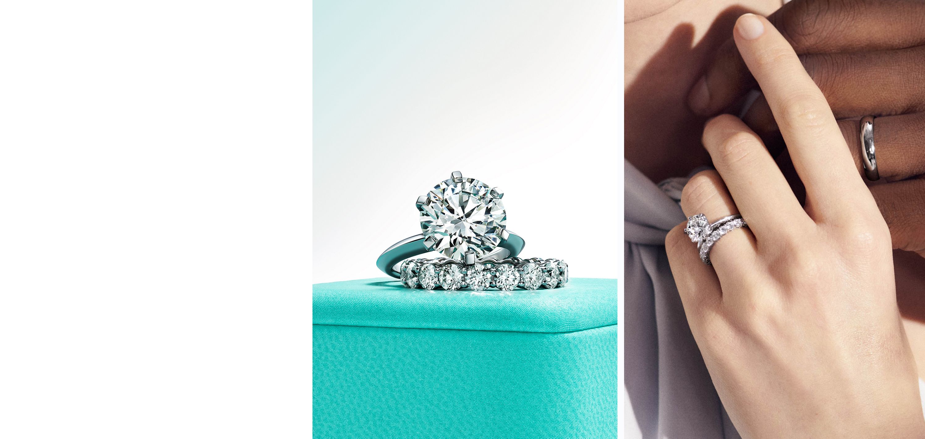 How to Choose a Wedding Band for Your Engagement Ring | Tiffany & Co.