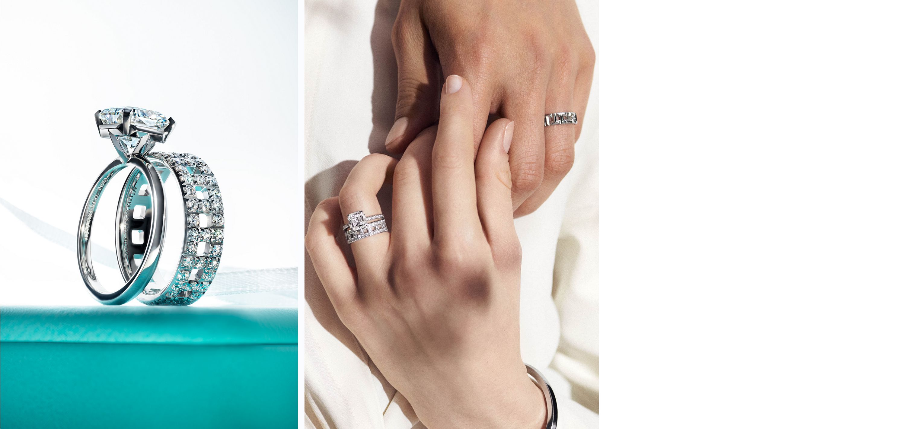 How to Choose a Wedding Band for Your Engagement Ring | Tiffany & Co.