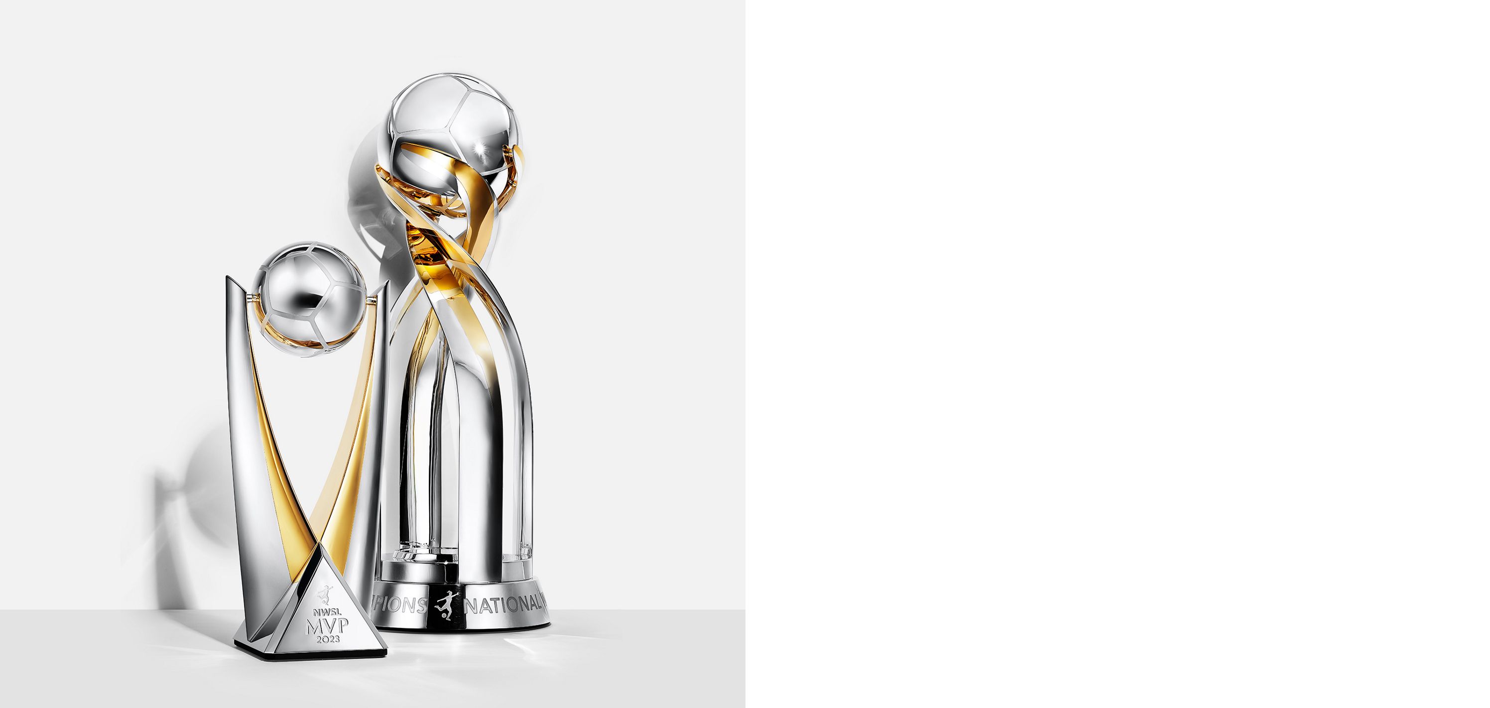 Trophées de football conçus par Tiffany