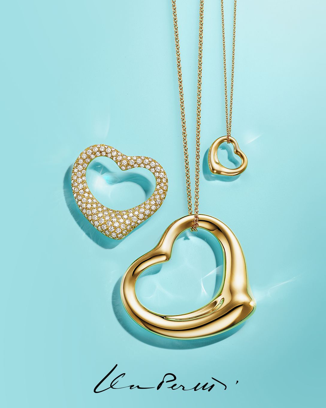 Gold Guild Heart Necklet - HC Jewellers Sterling Silver
