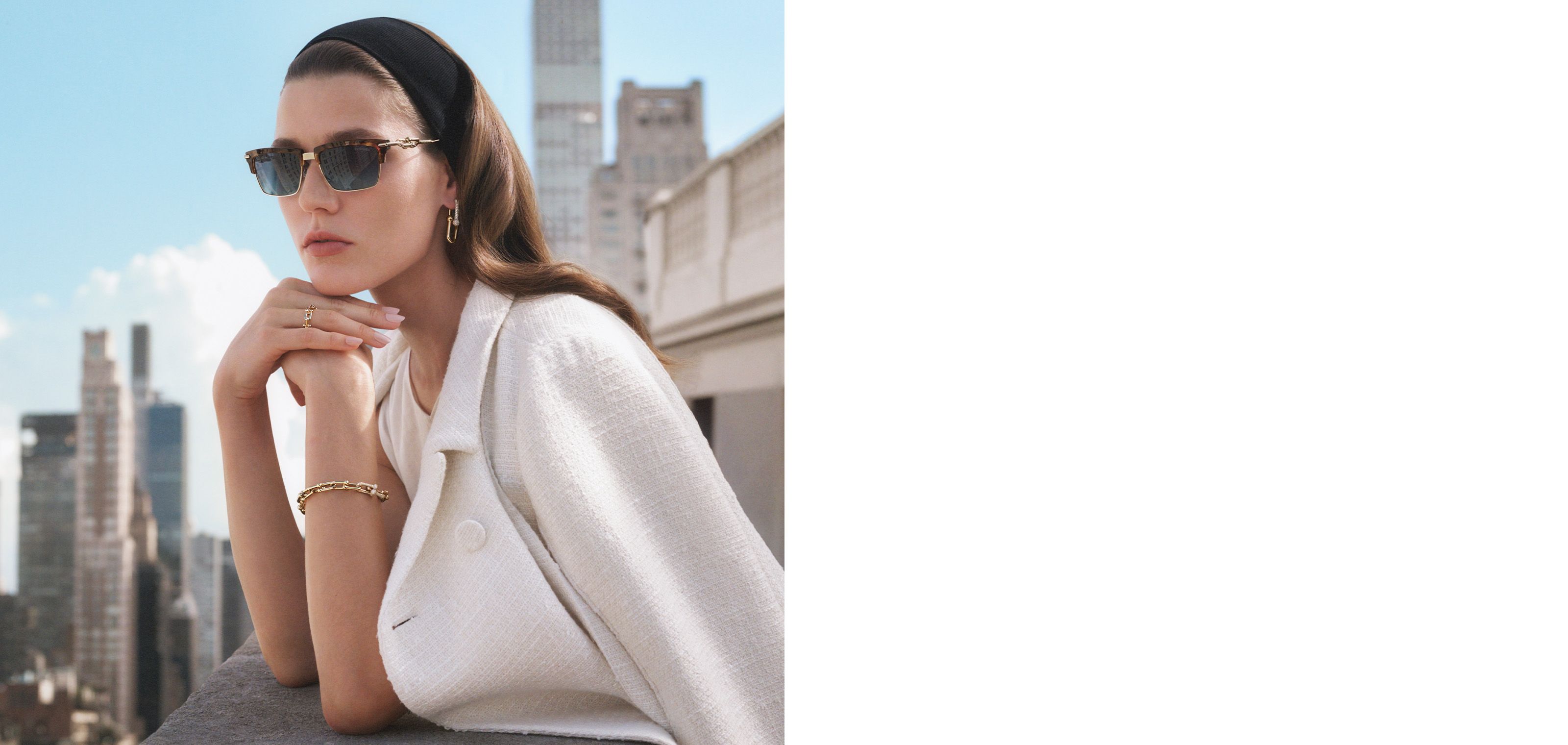 新作：ティファニー ハードウェア サングラス