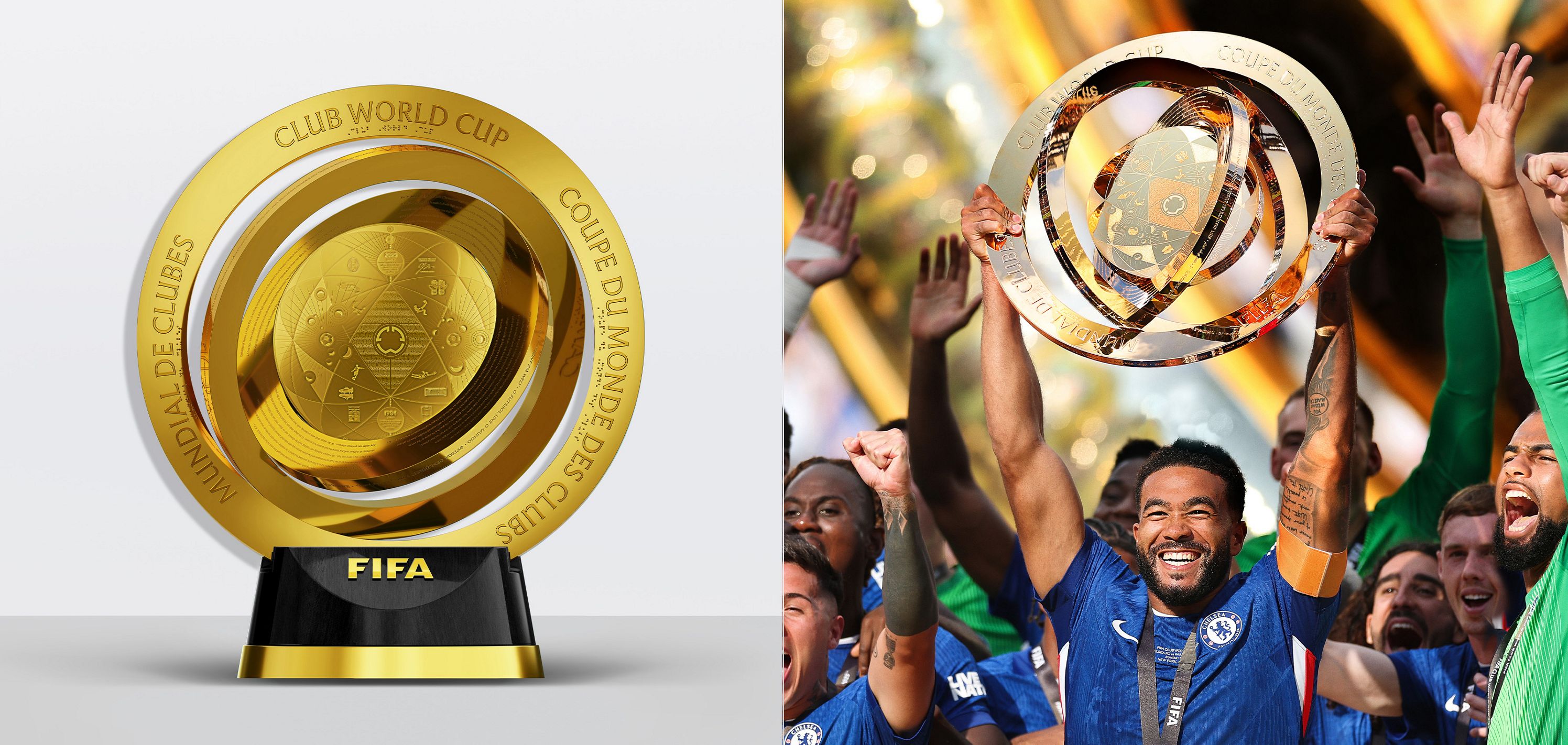 The National Women’s Soccer League Championship Trophies 