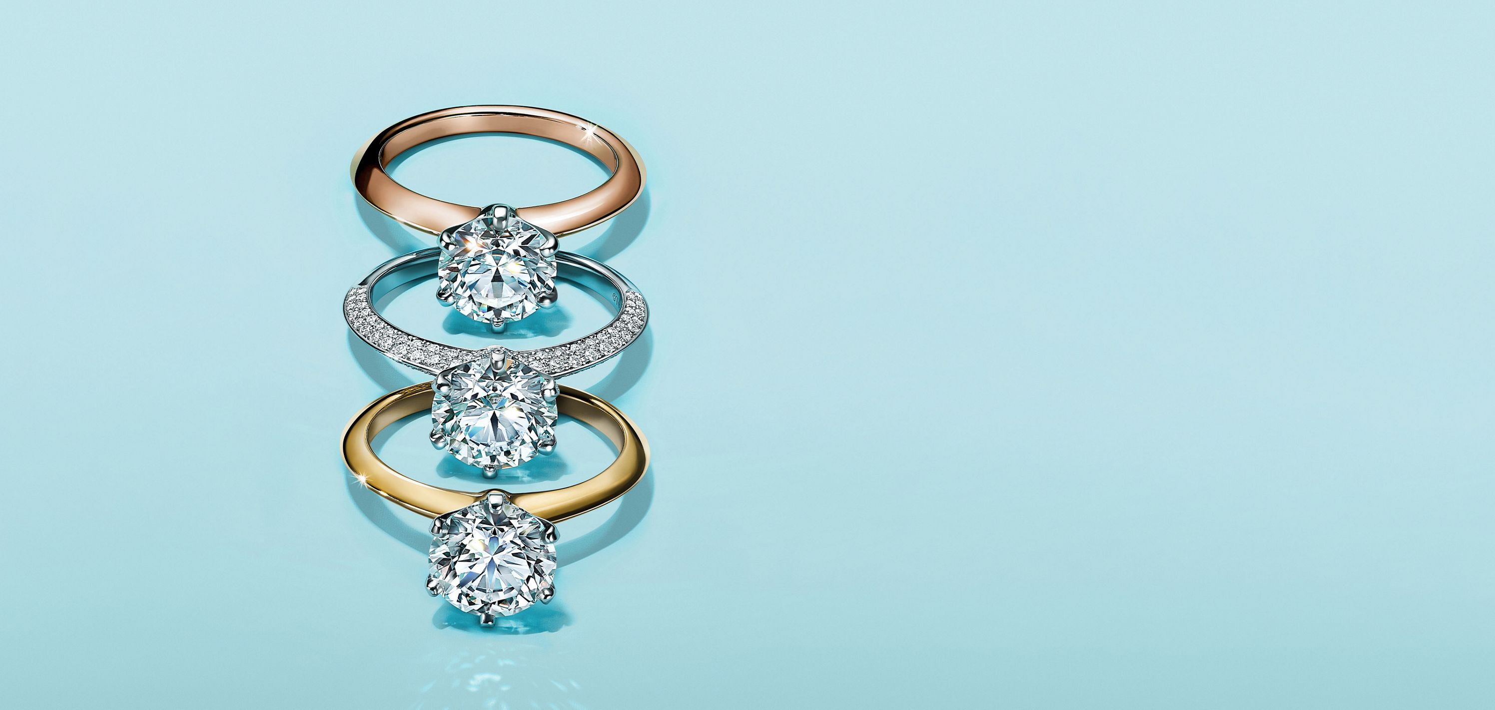 Tiffany & Co. シルバー ダイヤモンド リング 結婚指輪セット LOVE & ブライダル | Tiffany & Co.