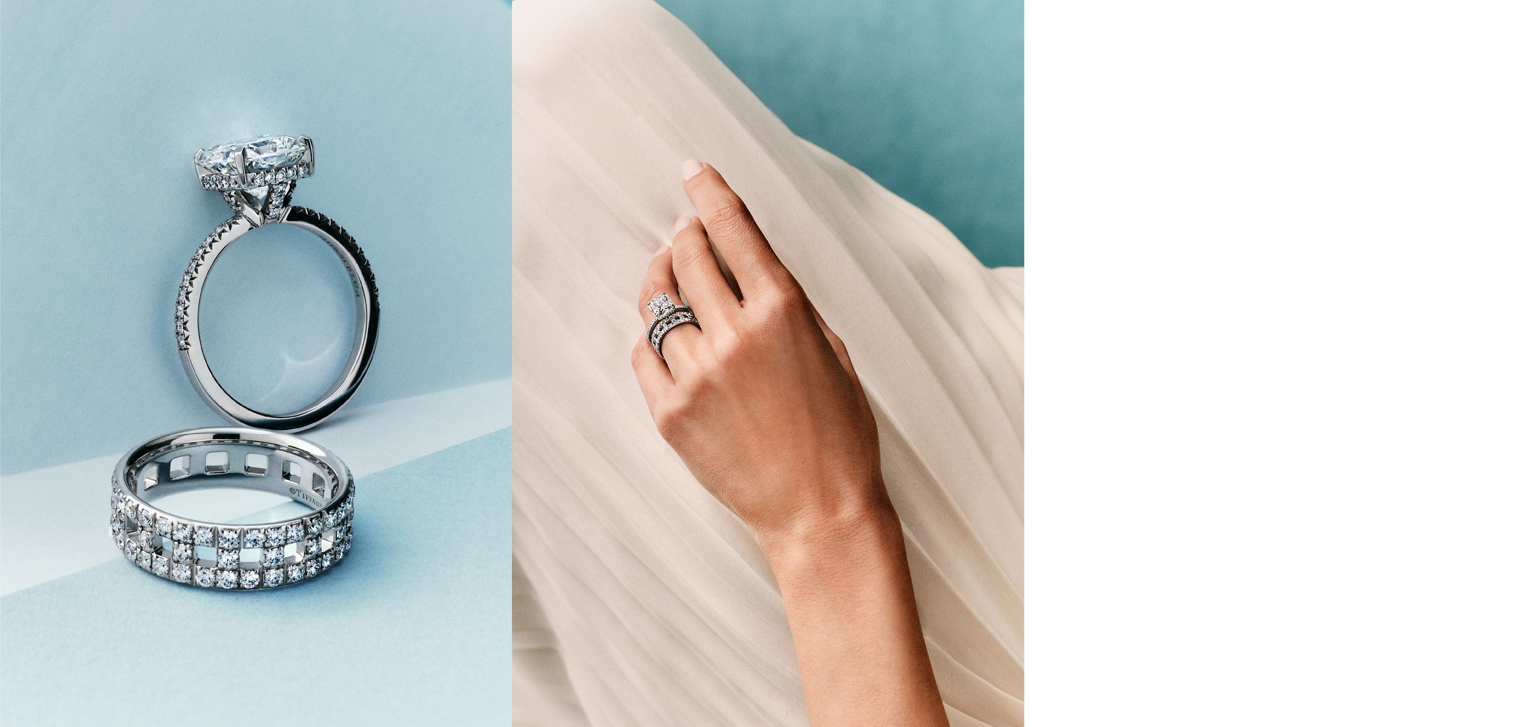婚約指輪と完璧に調和する結婚指輪の選び方 | Tiffany & Co. 婚約指輪と完璧に調和する結婚指輪の選び方 | Tiffany & Co.