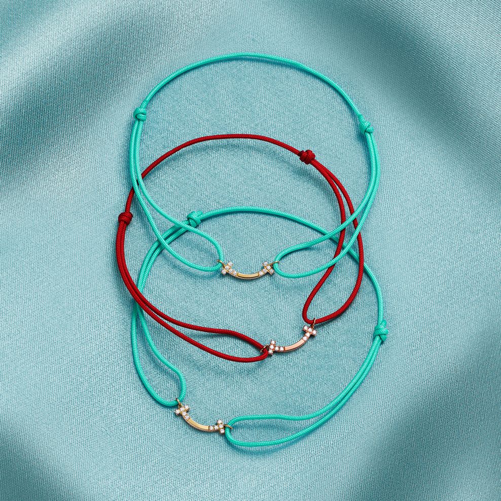 New T by Tiffany Smile Cord Bracelets