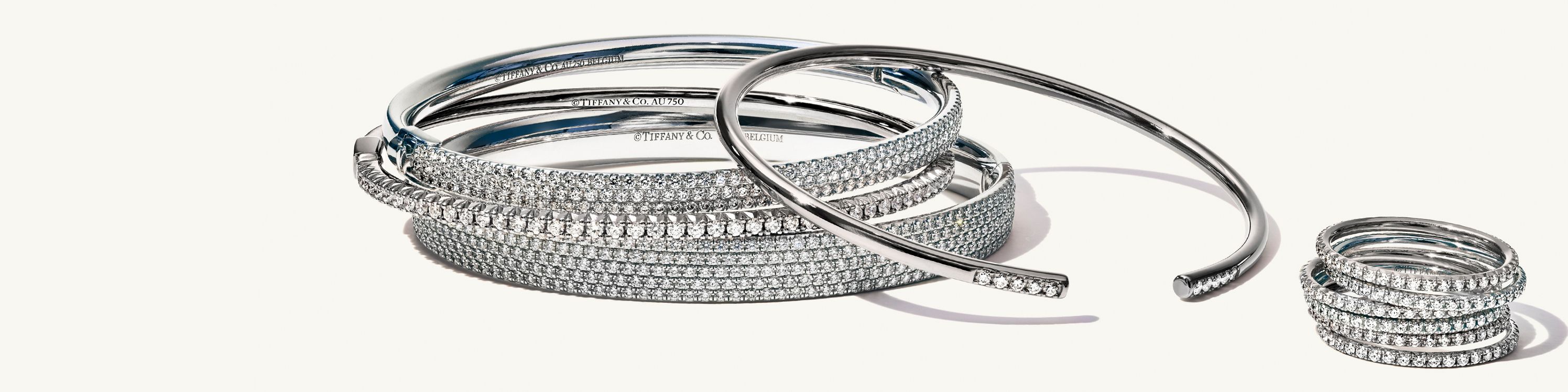 Y así Multiplicación Método Joyas de oro blanco | Tiffany & Co.
