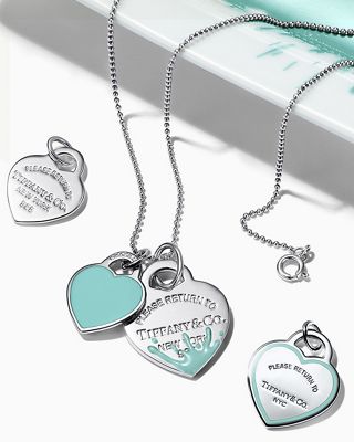 tiffany co engraved necklace