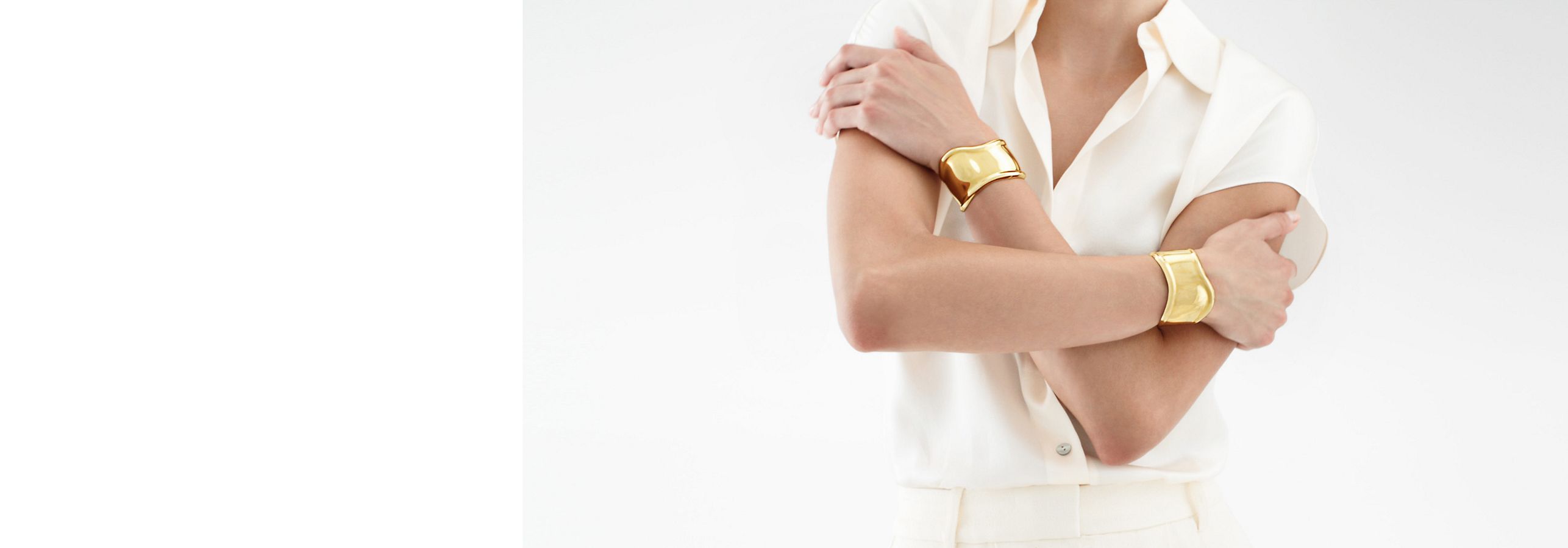 Elsa Peretti® large Bone cuff in sterling silver, 95 mm wide Elsa Peretti® large Bone cuff in sterling silver, 95 mm wide