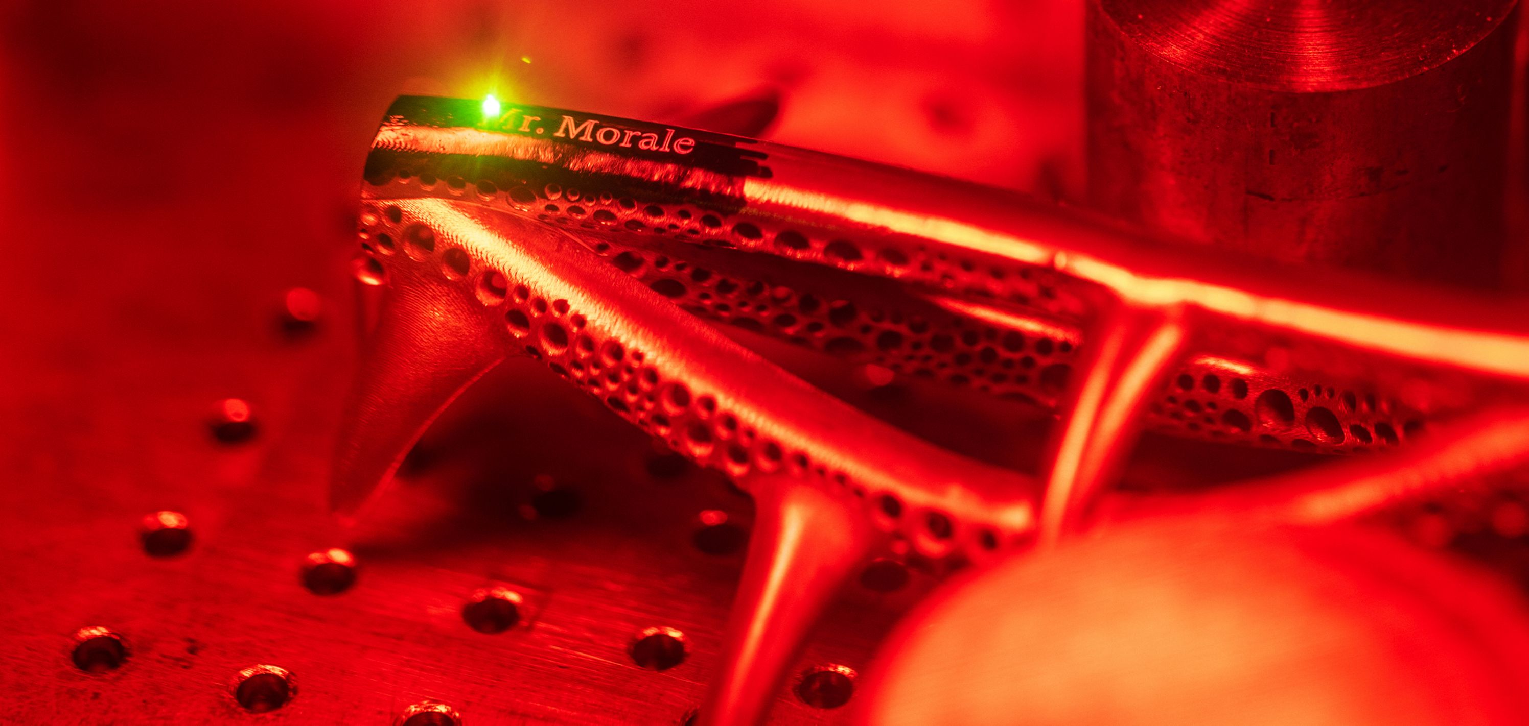 Уникальный венец с гравировкой «Mr. Morale»