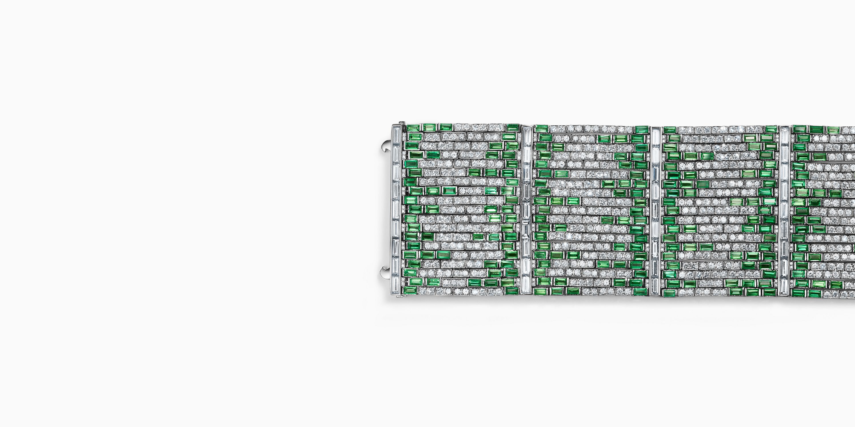 Colors of Tiffany Tsavorite and Diamond Bracelet