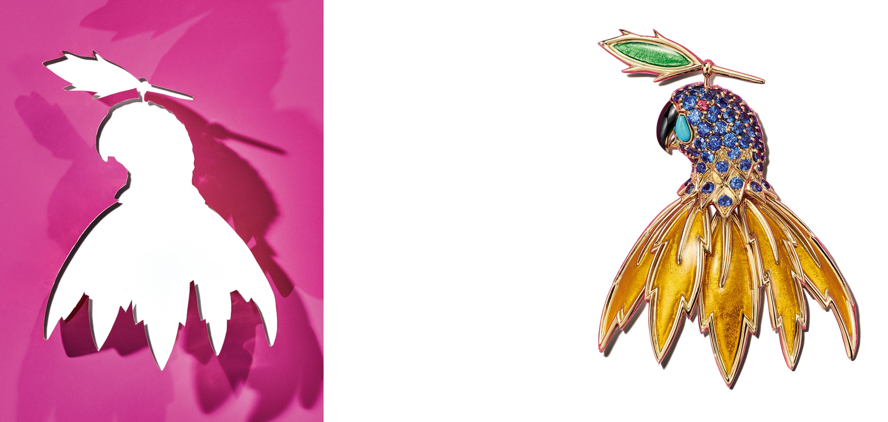 Брошь Tiffany & Co. Schlumberger Parrot Bust