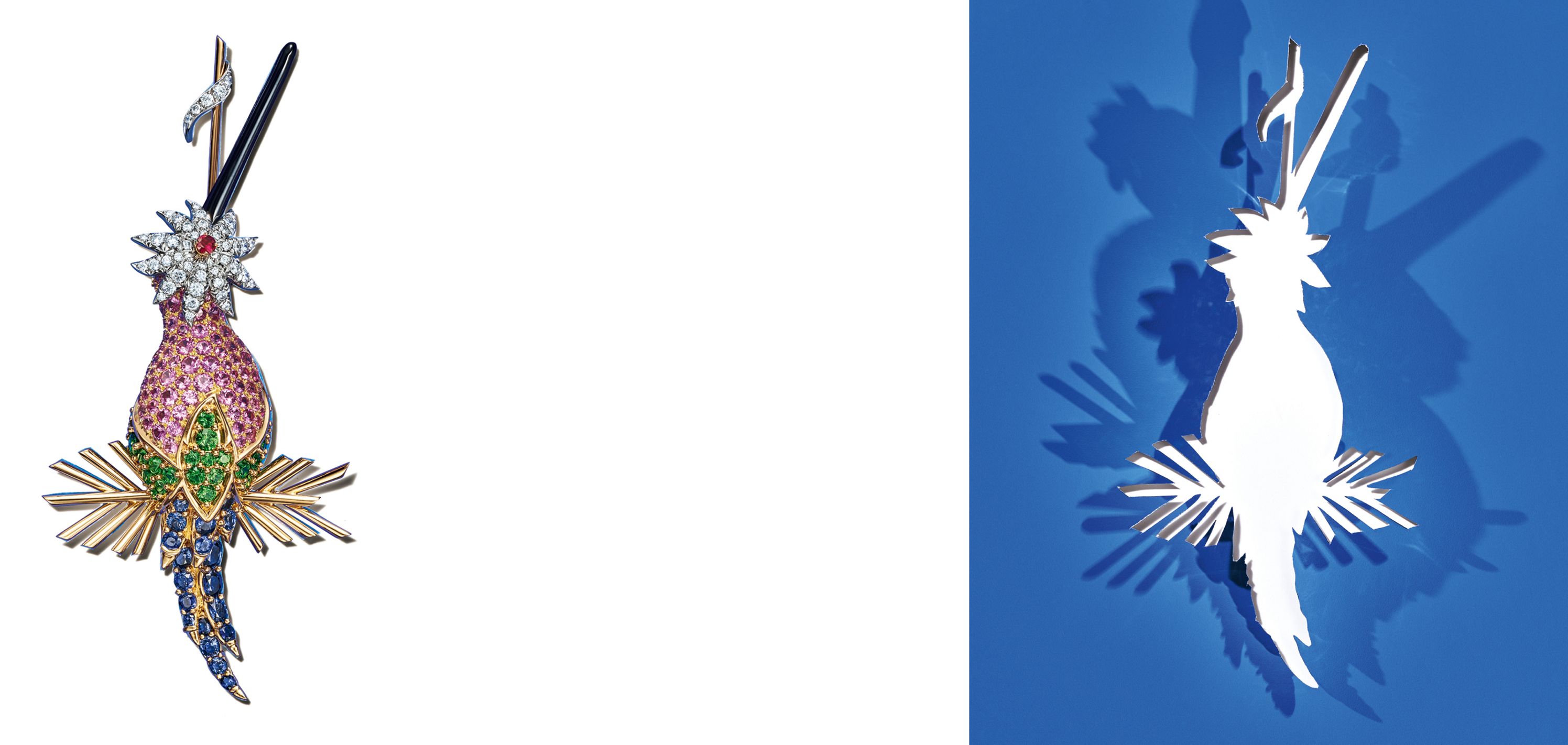 Брошь Tiffany & Co. Schlumberger Hummingbird