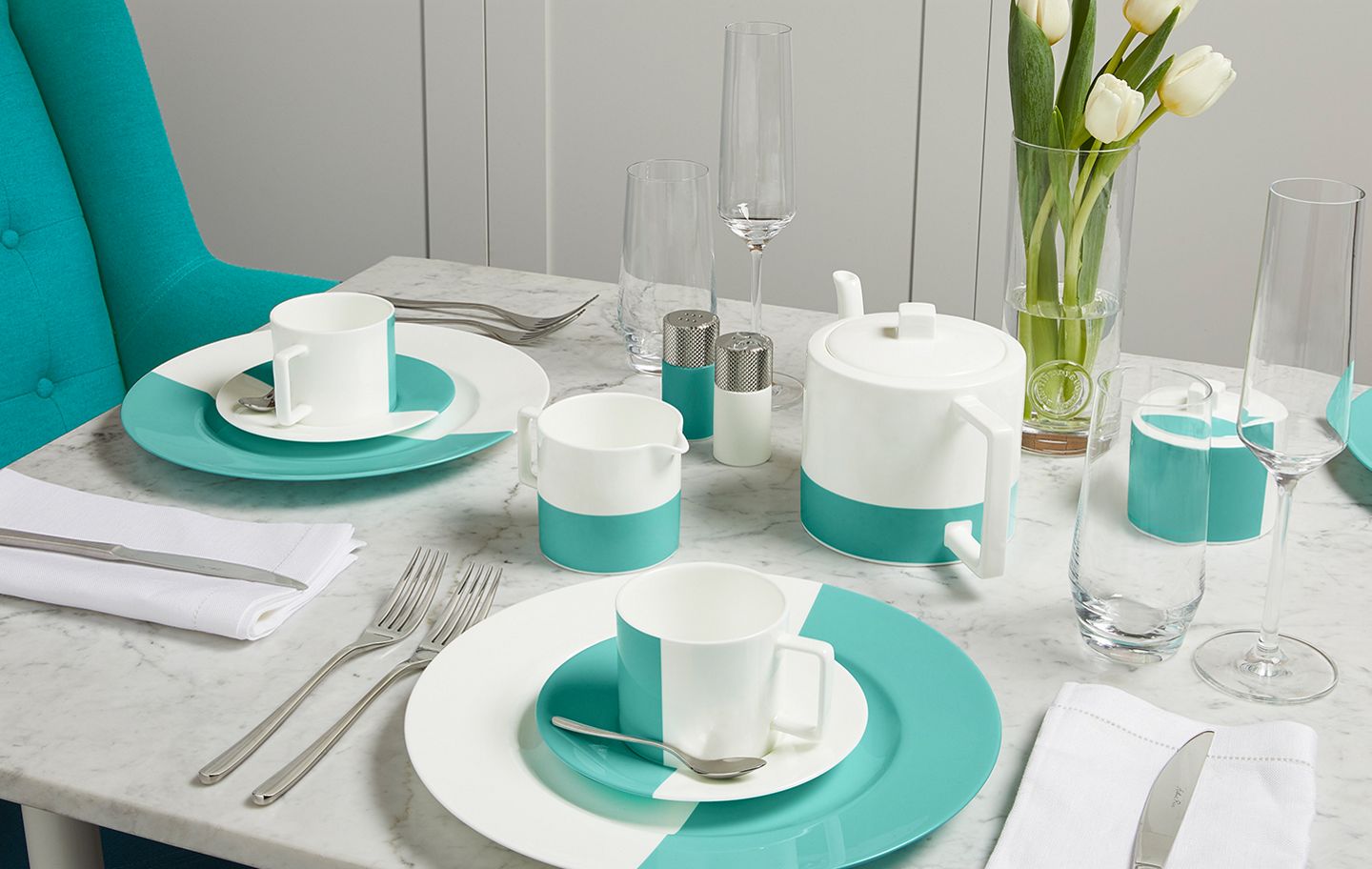 The Tiffany Blue Box Cafe at Harrods