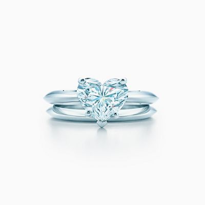 heart shaped diamond ring tiffany