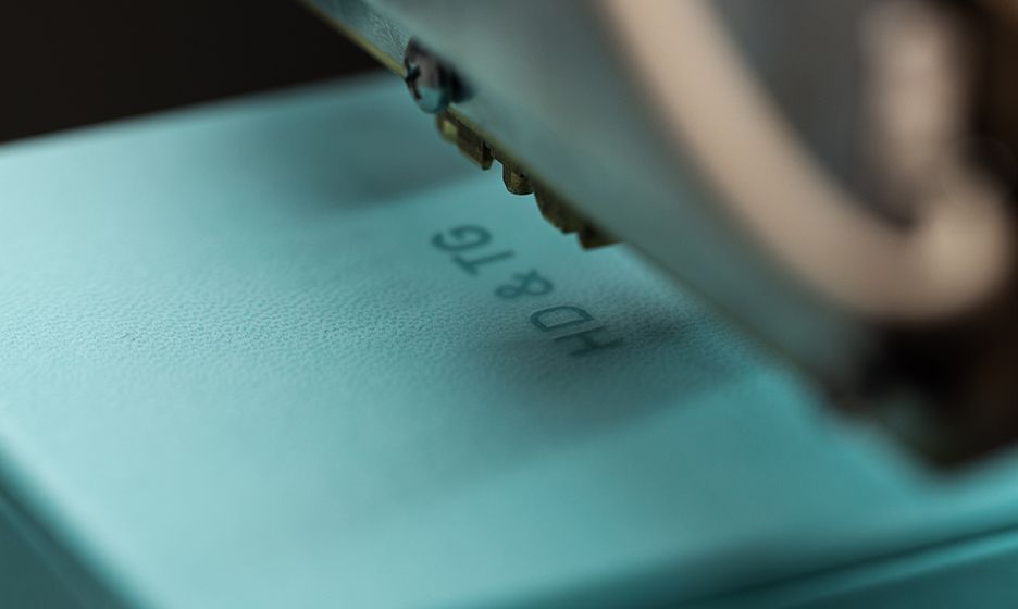 Leather Embossing P& Monogramming