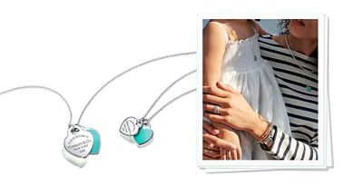 tiffany mother and child necklace