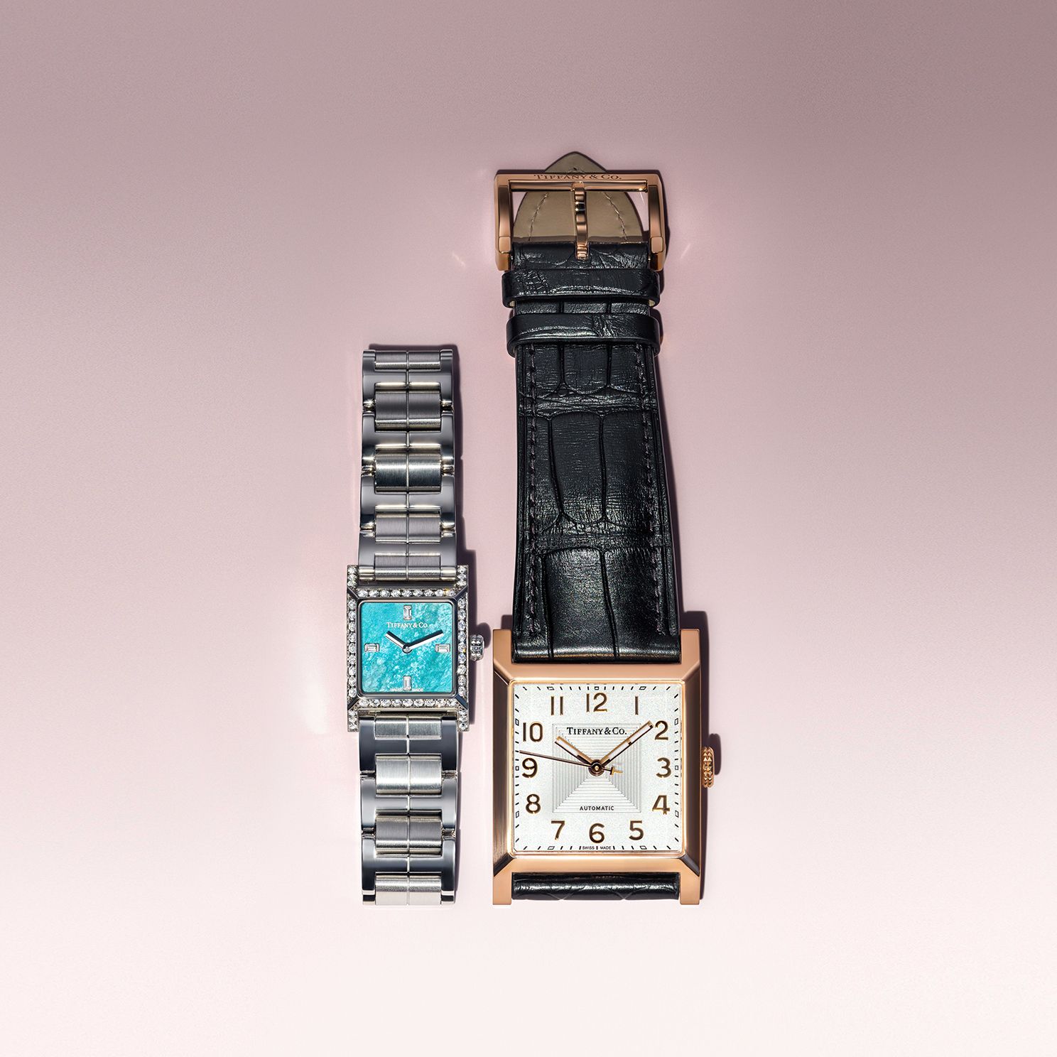 Tiffany shop square watch