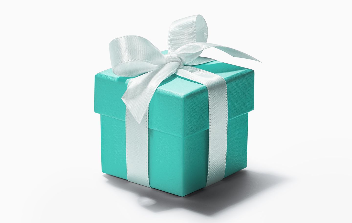 Tiffany Blue Box® charm in sterling silver with Tiffany Blue® enamel  finish.