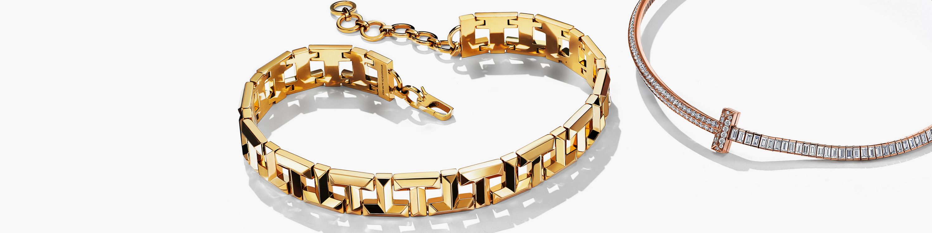 Tiffany HardWear Bold Graduated Link Necklace in Yellow Gold