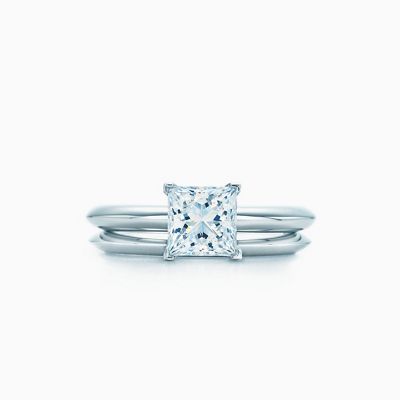 Princess-cut Diamond Engagement Ring In Platinum: A Tiffany & Co ...