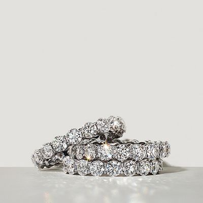 Butani Pearl Mother of Pave Ring