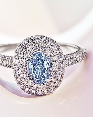 blue diamond engagement rings tiffany