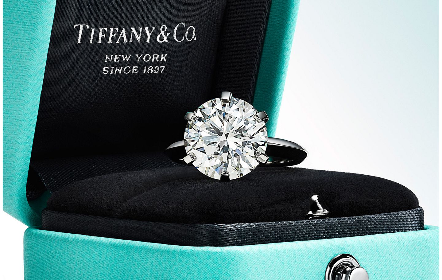 Tiffany Keys crown key in platinum with pavé diamonds.