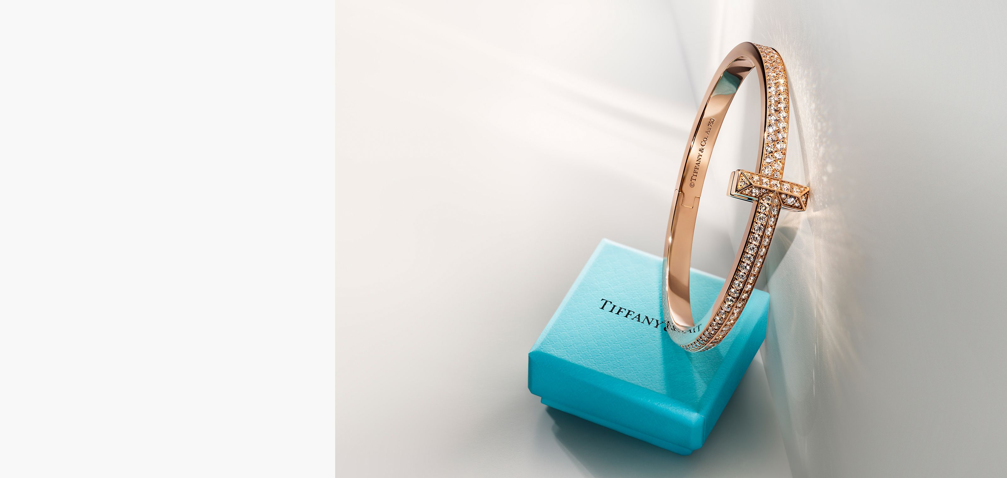 ティファニー T スマイル ピアス ダイヤモンド 18Kゴールド | Tiffany 