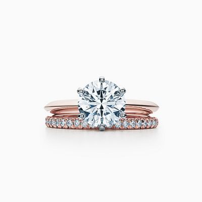 rose gold engagement rings for women