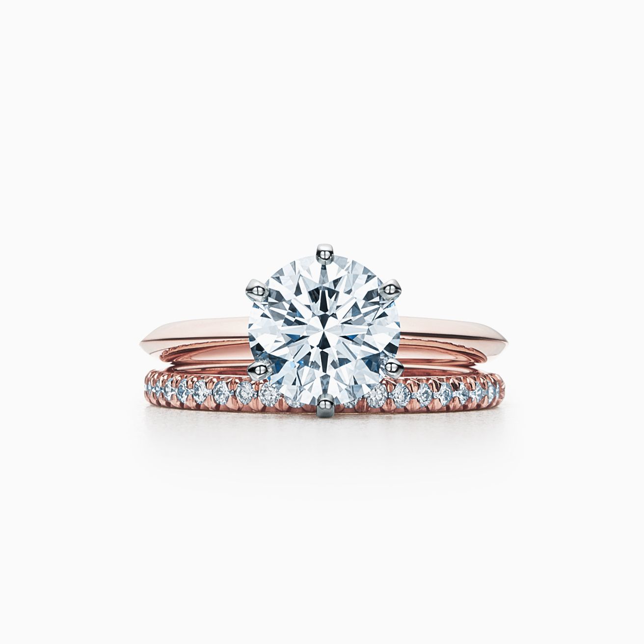 The Tiffany® Setting In 18k Rose Gold Worlds Most Iconic Engagement