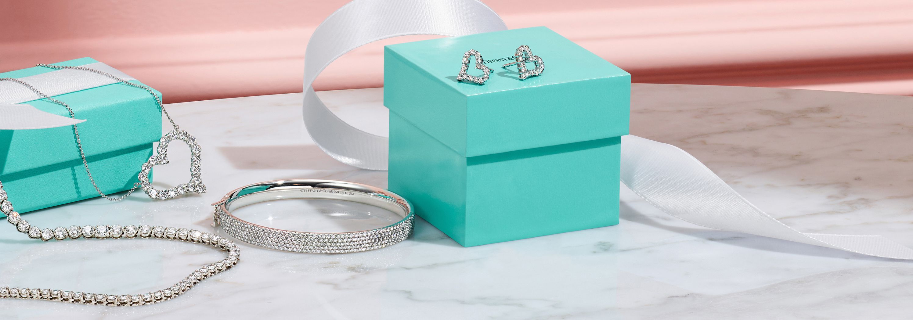 Tiffany & Co Bracelet or Necklace Box, Tiffany Jewelry Gift Package